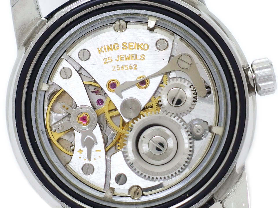 キングセイコー セカンドモデル 44-9990 初期型 盾メダリオン 手巻 OH済 昭和41年1966年製 Seiko