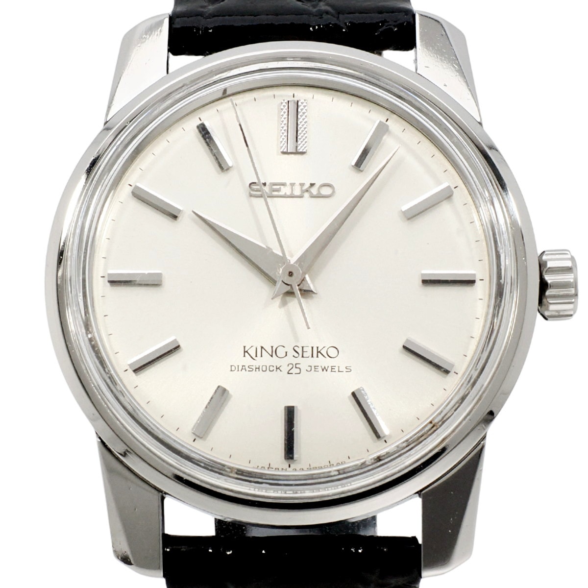 キングセイコー セカンドモデル 初期型 44-9990 盾メダリオン 純正リューズ 手巻 OH済 1965年製(昭和40年)