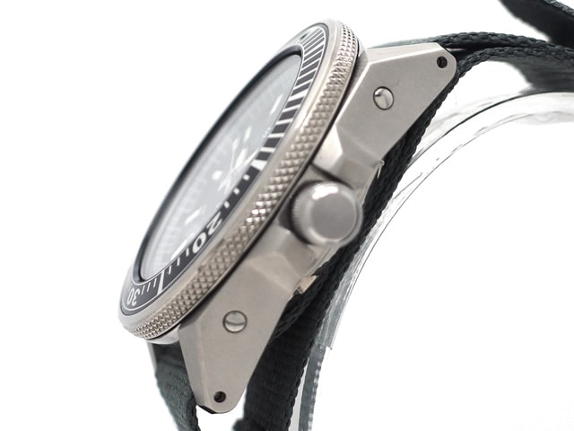 セイコー ダイバー200m SBDA001 ブラックサムライ チタン 自動巻 OH済 USED