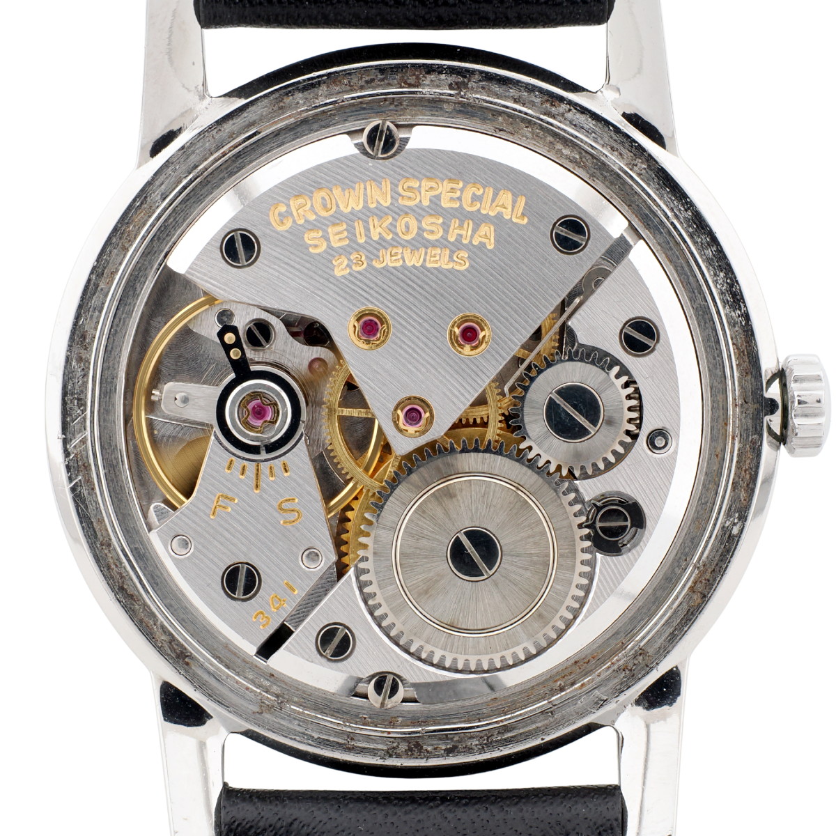 セイコー クラウンスペシャル 15021 SD文字盤 Cal.341 23石 手巻 OH済 昭和