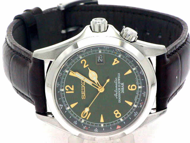 【美品・ブレス付・OH済】SEIKO アルピニスト SARB017 SEIKO - びあーど様専用 セイコーアルピニスト SARB017 ブレス