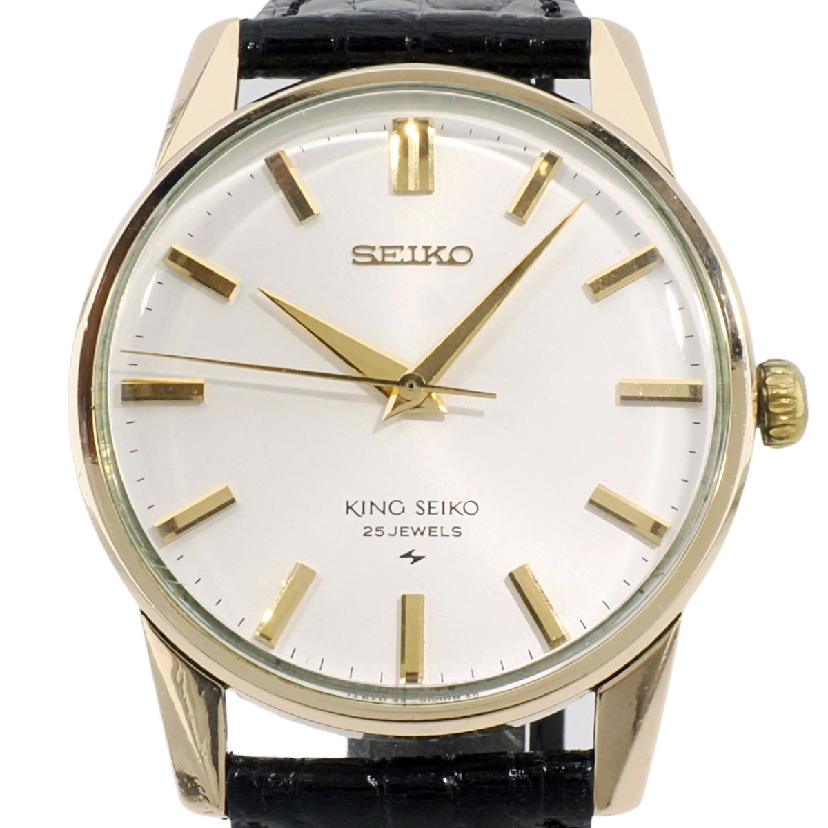 キングセイコー セカンドモデル後期 44-2000 金張り 盾メダリオン Cal