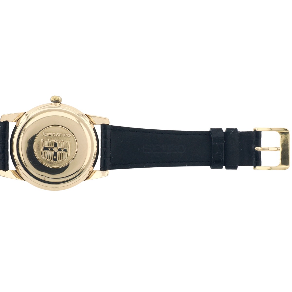キングセイコー セカンドモデル後期 44-2000 金張り 盾メダリオン Cal