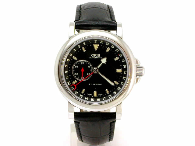 ボリス 絶盤 オリス クラシック スポーティ 36mm ブラックダイヤル 644 7467