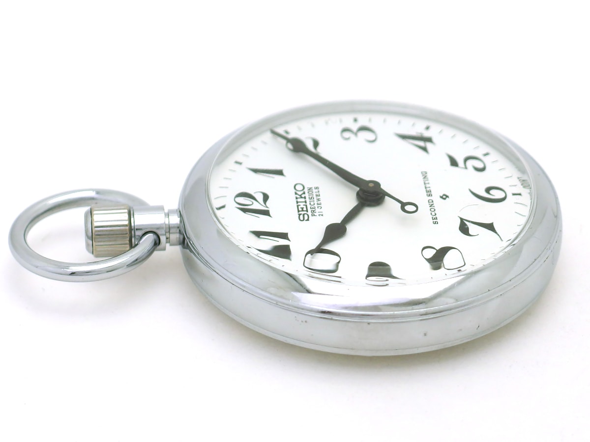 SEIKOprecision 21jewels 手巻き懐中時計