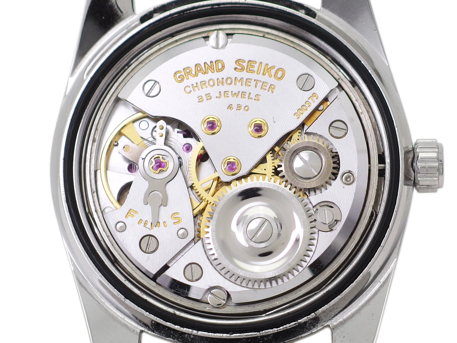 【希少】グランドセイコー セカンドモデル前期型 43999 W SEIKOリューズ ライオンメダリオン 手巻 OH済 昭和39年/1964年製 Seiko