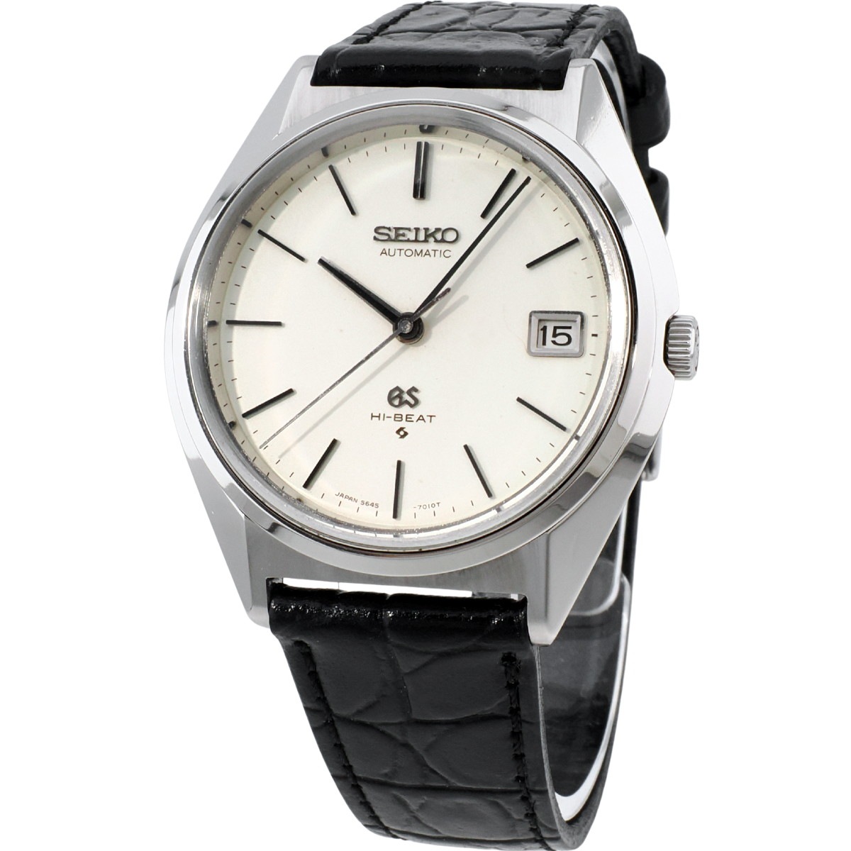 グランドセイコー 5645-7010 アイボリー文字盤 Cal.5645A 自動巻 OH済 1970年製（昭和45年）