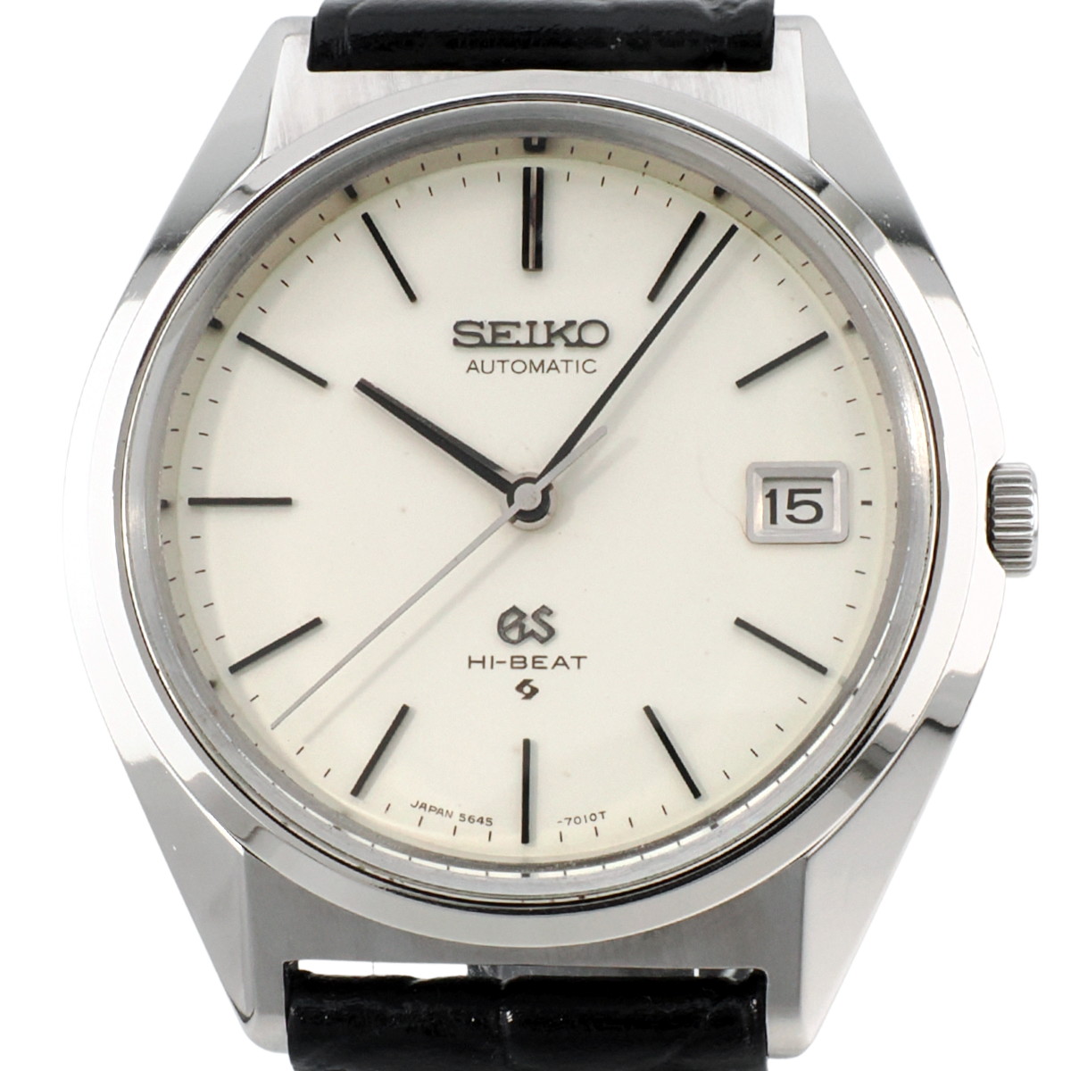 グランドセイコー 5645-7010 アイボリー文字盤 Cal.5645A 自動巻 OH済 1970年製（昭和45年）