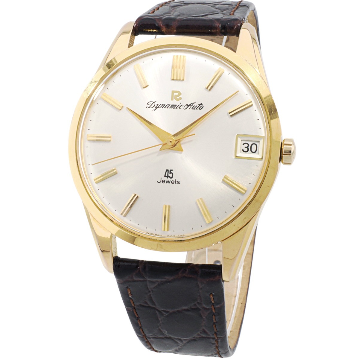 リコー ダイナミック オート 45石 Ref.57116 金メッキ 自動巻 OH済 1960年代