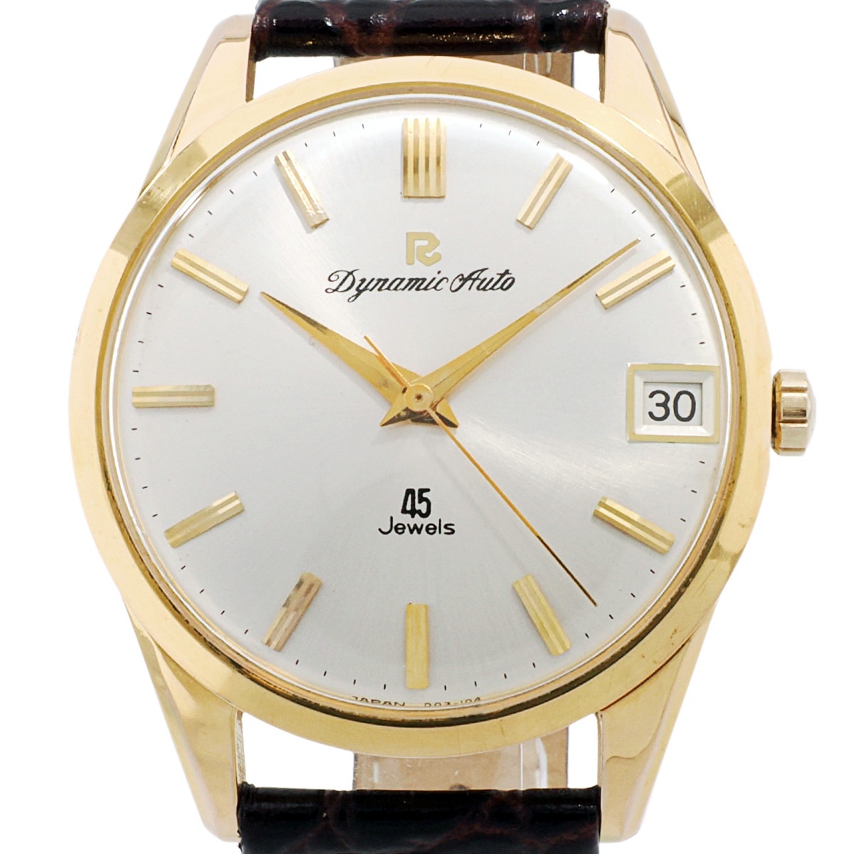 リコー ダイナミック オート 45石 Ref.57116 金メッキ 自動巻 OH済 1960年代