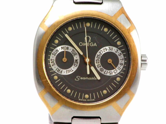 オメガ シーマスター ポラリス デイデイト クオーツ 1980年代 OMEGA