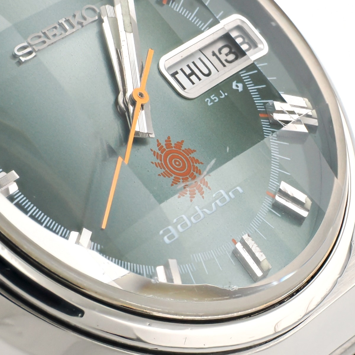 セイコー アドバン 6106-7551 左右非対称ケース 純正ブレス 自動巻 OH