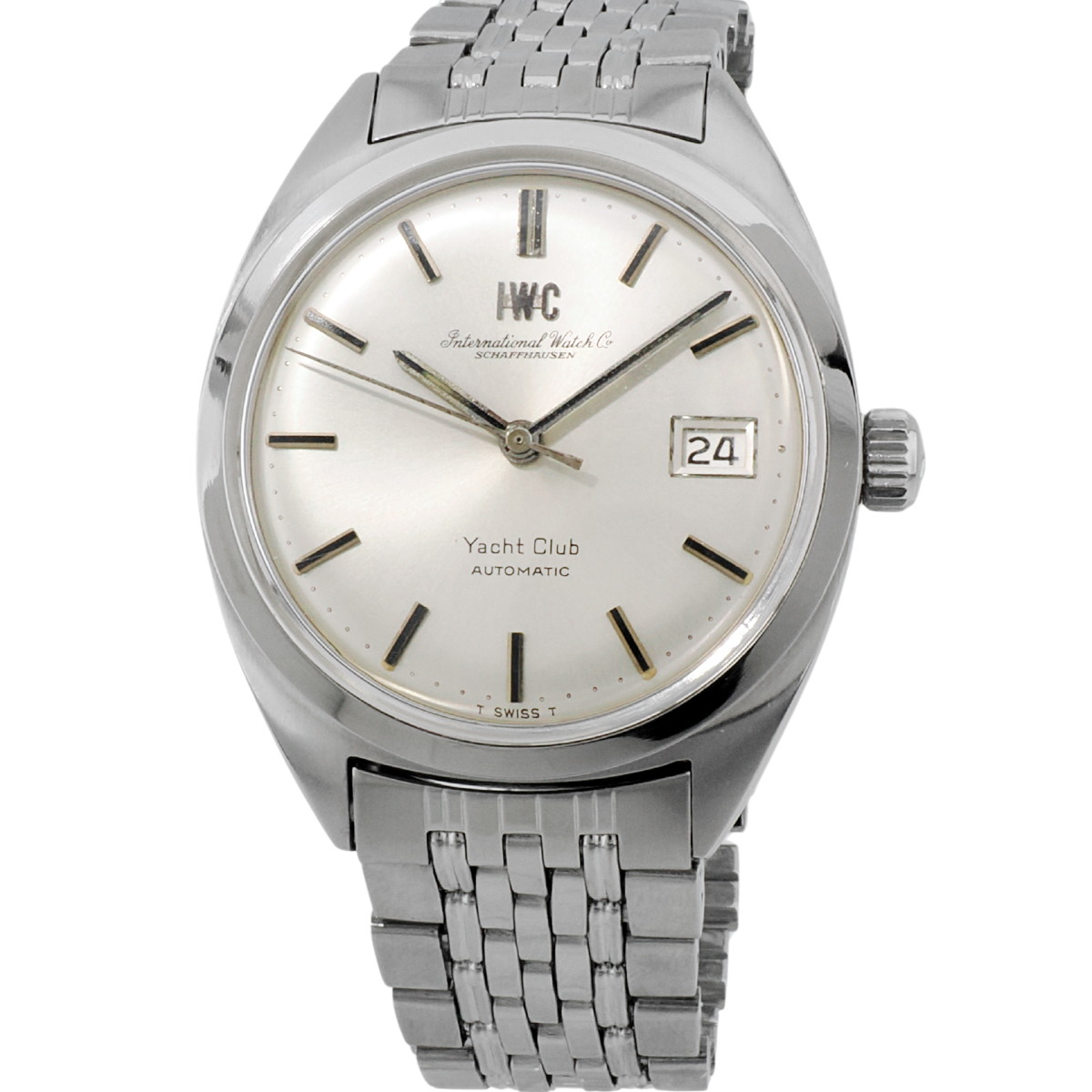 IWC ヨットクラブ R811AD 希少ゲイフレアー社製7連ブレス(1970年) 魚リューズ Cal.8541 OH済 1969年製