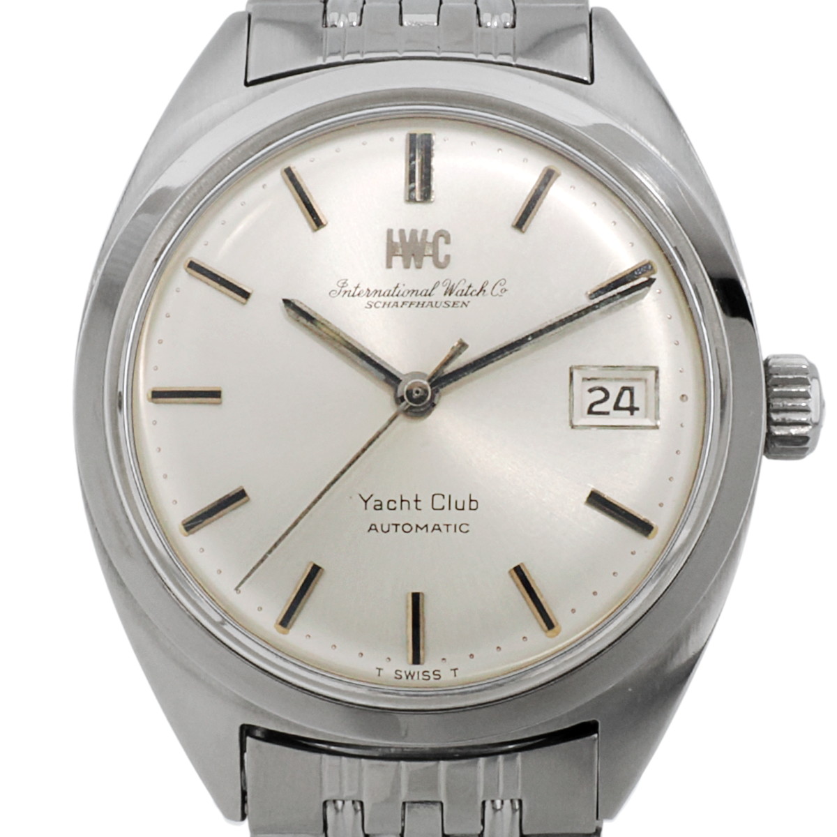 IWC ヨットクラブ R811AD 希少ゲイフレアー社製7連ブレス(1970年) 魚リューズ Cal.8541 OH済 1969年製