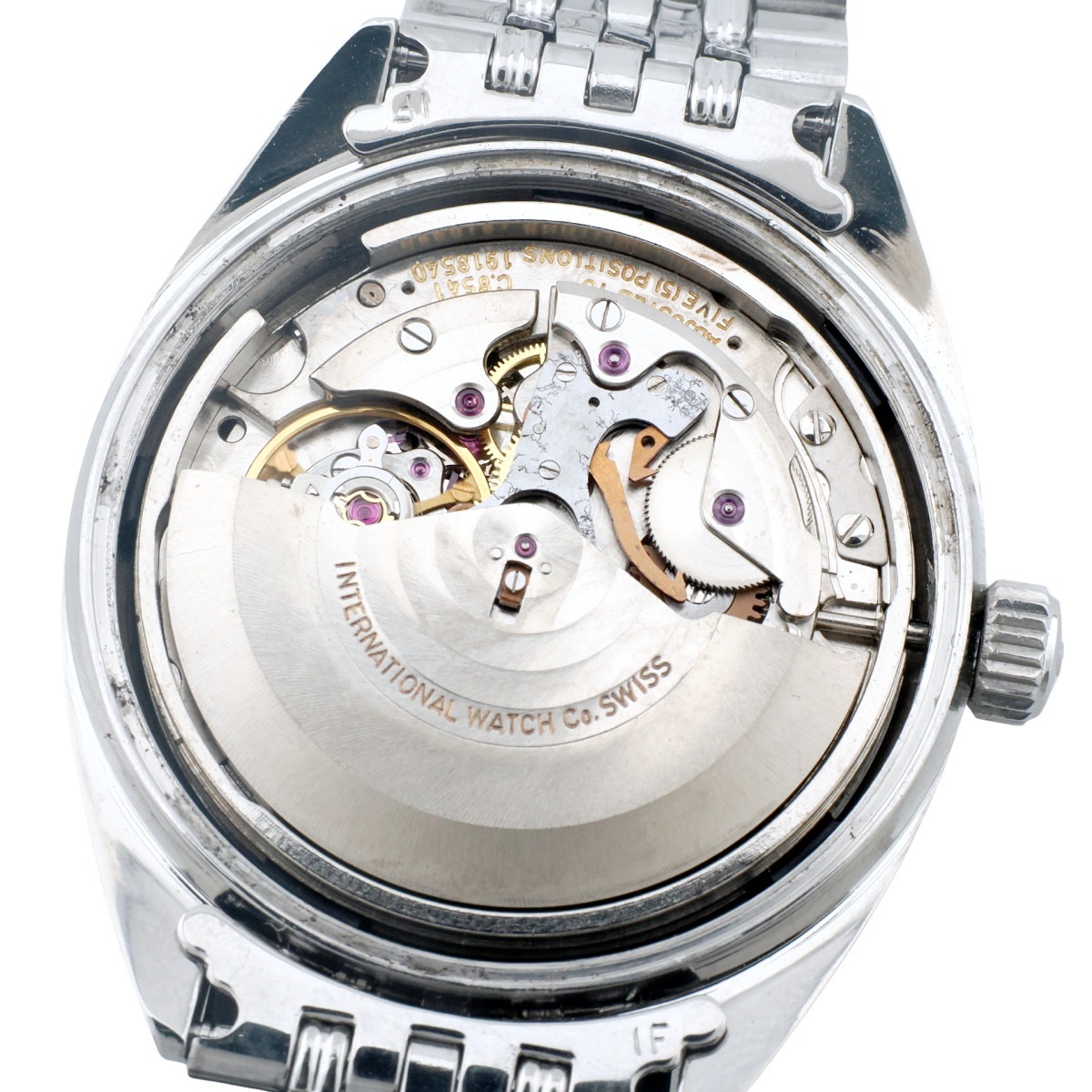 IWC ヨットクラブ R811AD 希少ゲイフレアー社製7連ブレス(1970年) 魚リューズ Cal.8541 OH済 1969年製