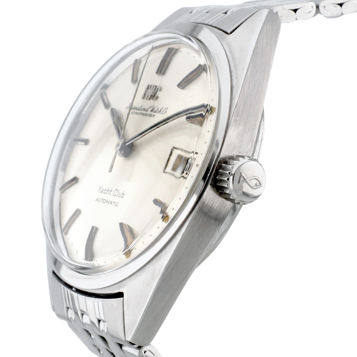 IWC ヨットクラブ R811AD 希少ゲイフレアー社製7連ブレス(1970年) 魚リューズ Cal.8541 OH済 1969年製
