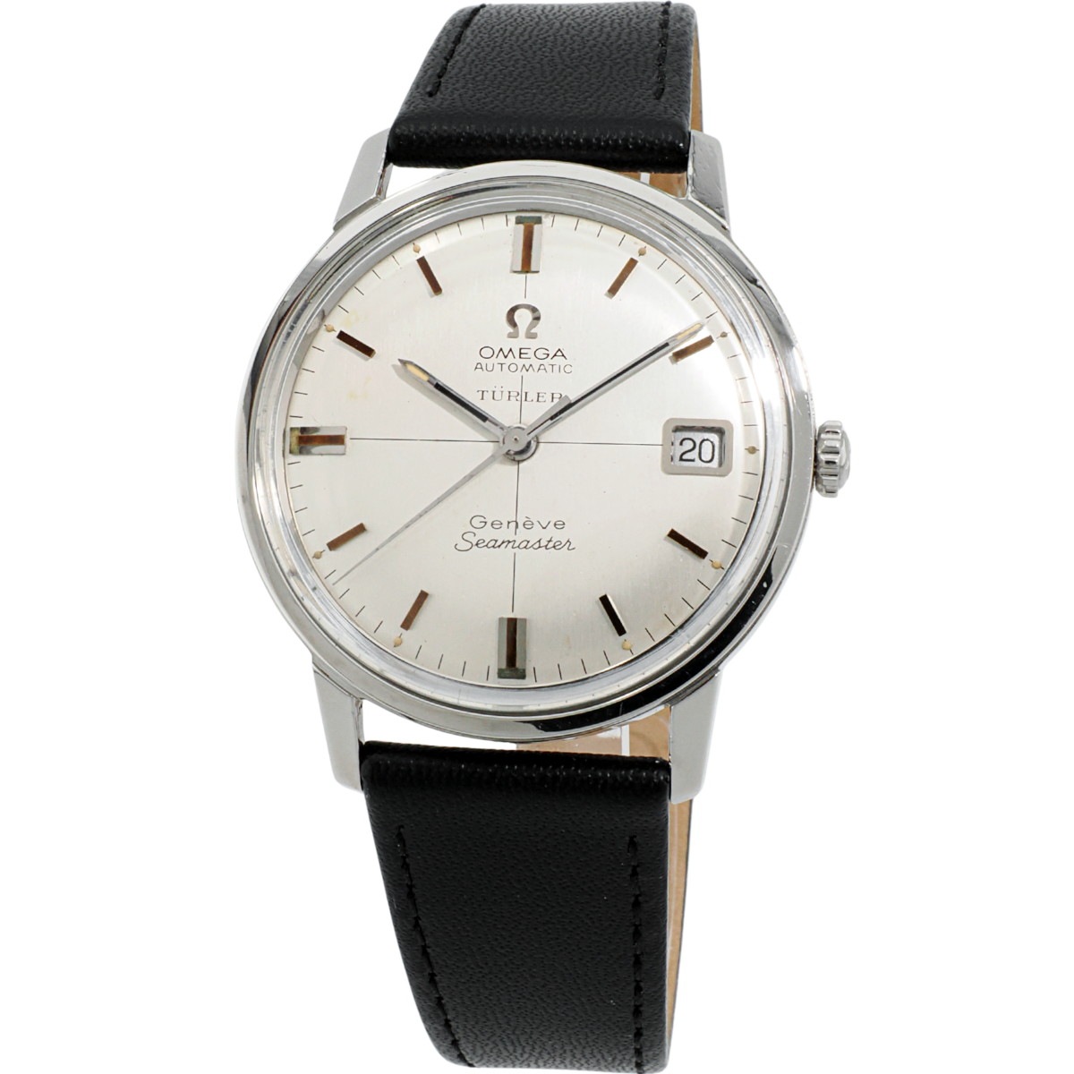 オメガ シーマスター ジュネーブ 166.002 チューラーWネーム Cal.565 自動巻 OH済 1967年製