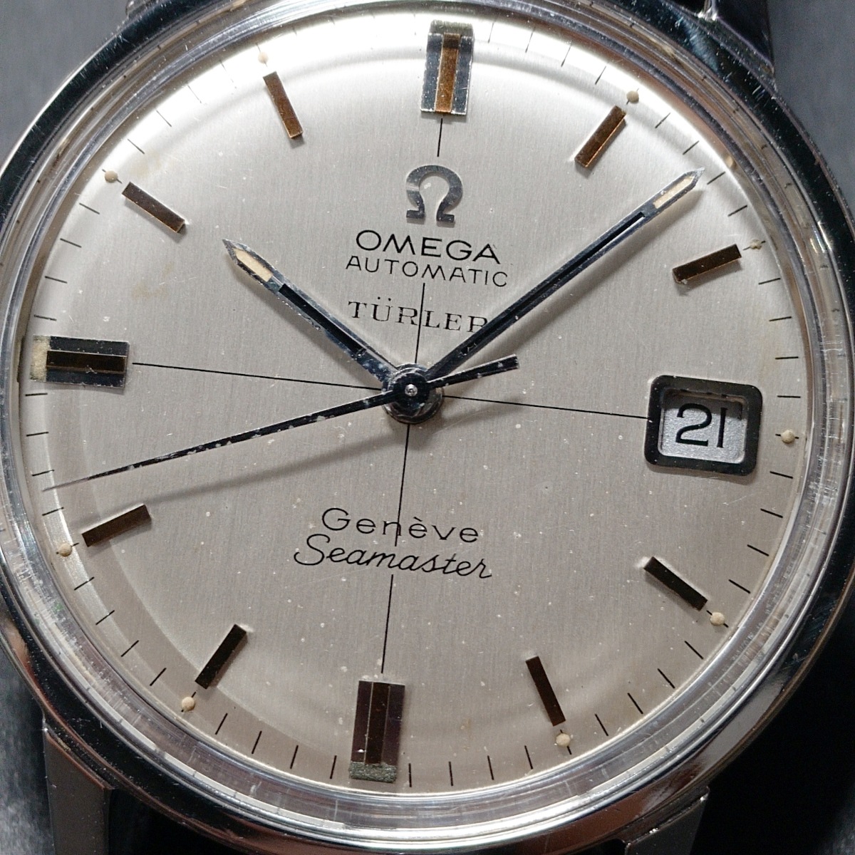 オメガ シーマスター ジュネーブ 166.002 チューラーWネーム Cal.565