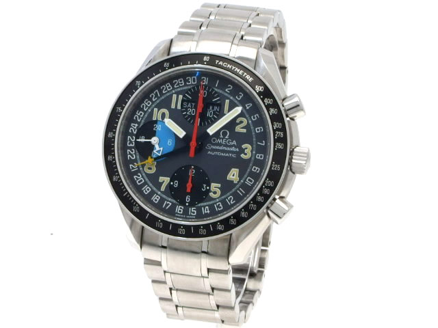 オメガ スピードマスター マーク40 AM/PM 3520.53 自動巻 OH済 1998年