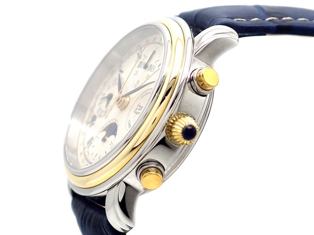 オーガストレイモンド コットンクラブ トリプルカレンダー&ムーンフェイズ Valjoux7751 自動巻 OH済 USED