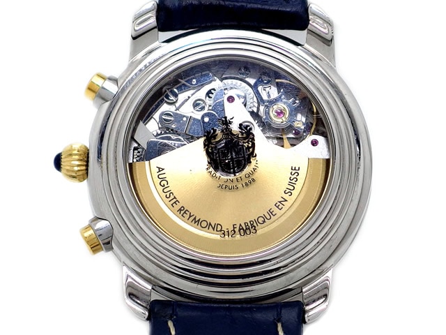 オーガストレイモンド コットンクラブ トリプルカレンダー&ムーンフェイズ Valjoux7751 自動巻 OH済 USED