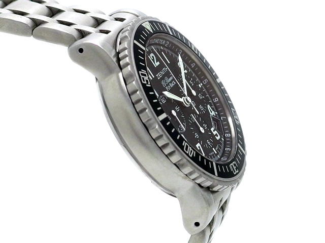 依頼品 ゼニスレインボーフライバック エルプリメロ メンズ 腕時計 01