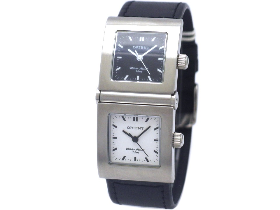 オリエント RUREZA ダブルフェイス WGB011GD クオーツ 未使用品 ORIENT