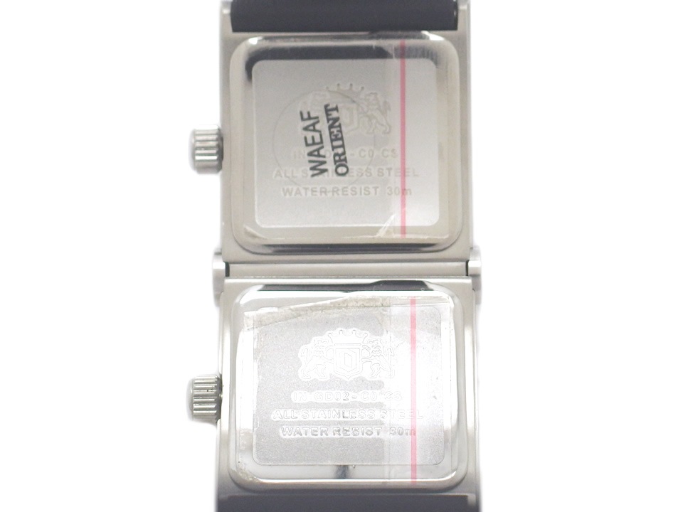 オリエント RUREZA ダブルフェイス WGB011GD クオーツ 未使用品 ORIENT
