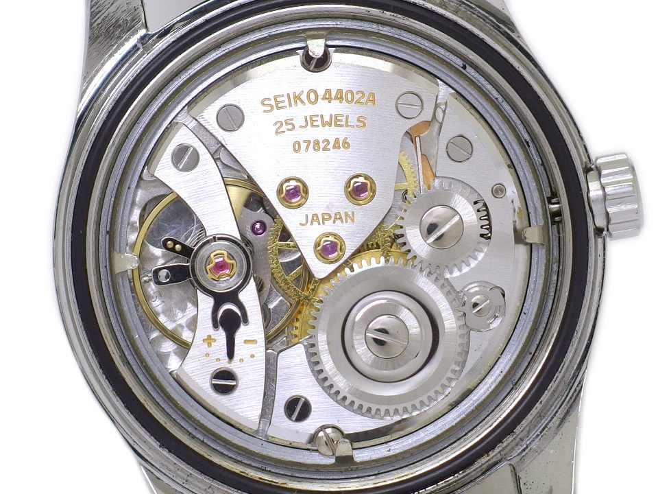 キングセイコー 4402-8000 前期型 盾メダリオン 手巻 OH済 昭和41年/1966年製 Seiko