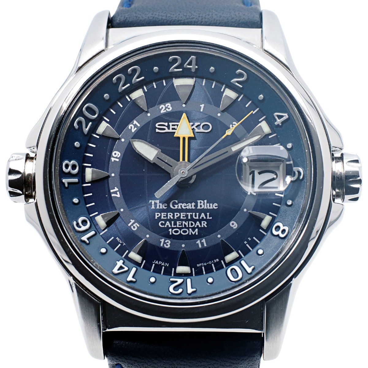 セイコー The Great Blue パーペチュアルカレンダー GMT 8F56