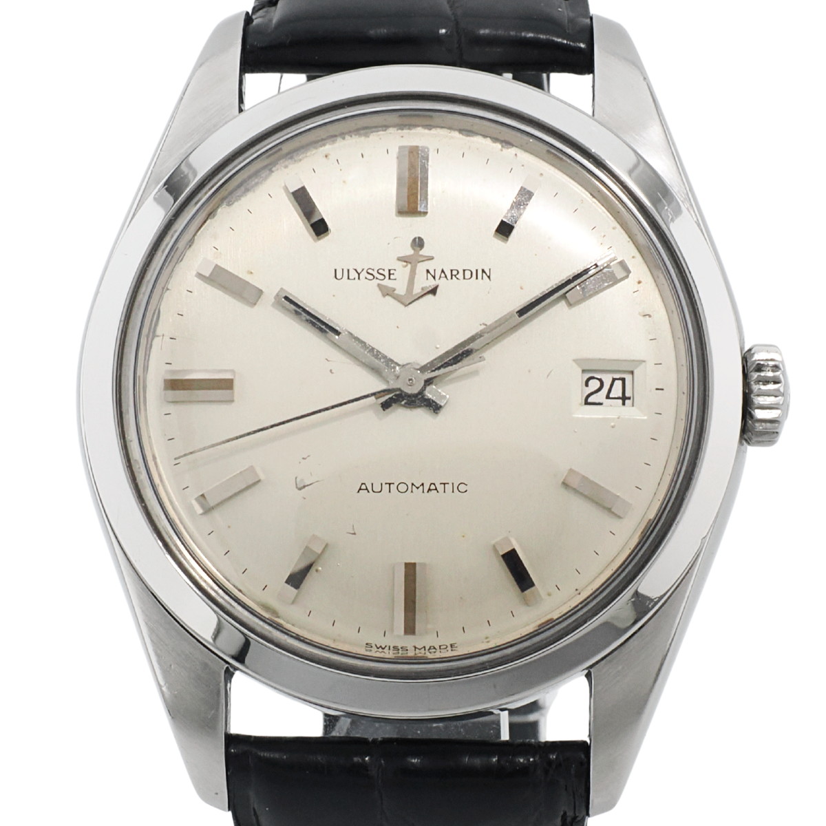 ユリスナルダン Ref.10932 1 純正リューズ Cal.N11HB 自動巻 OH済 1970年代