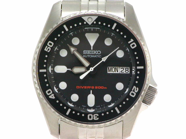 逆輸入 セイコー SKX013K2 ダイバーズ 200m 自動巻 ボーイズ