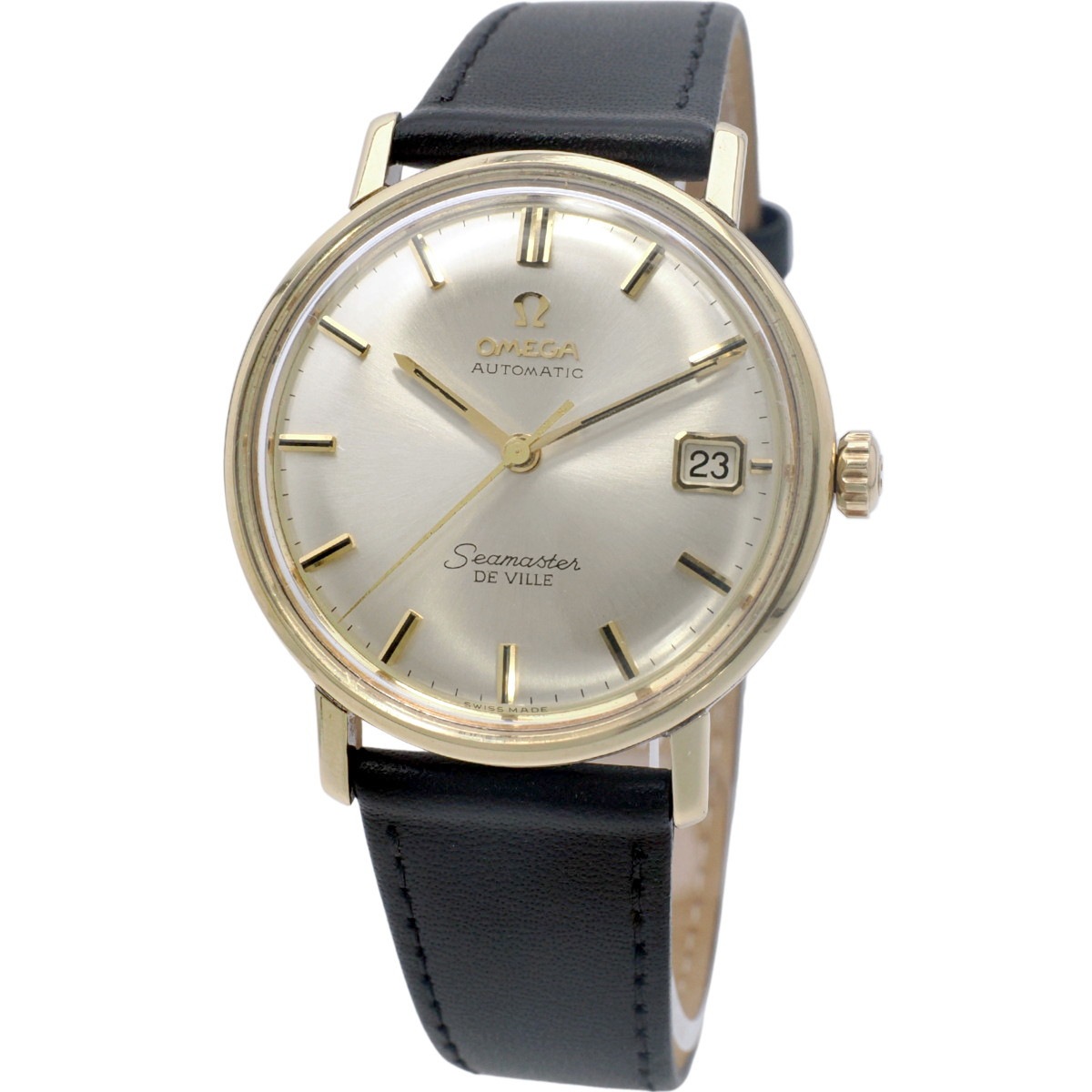 オメガ シーマスター デヴィル 166.020 ゴールドキャップ ワンピースケース Cal.562 自動巻 OH済 1965年製