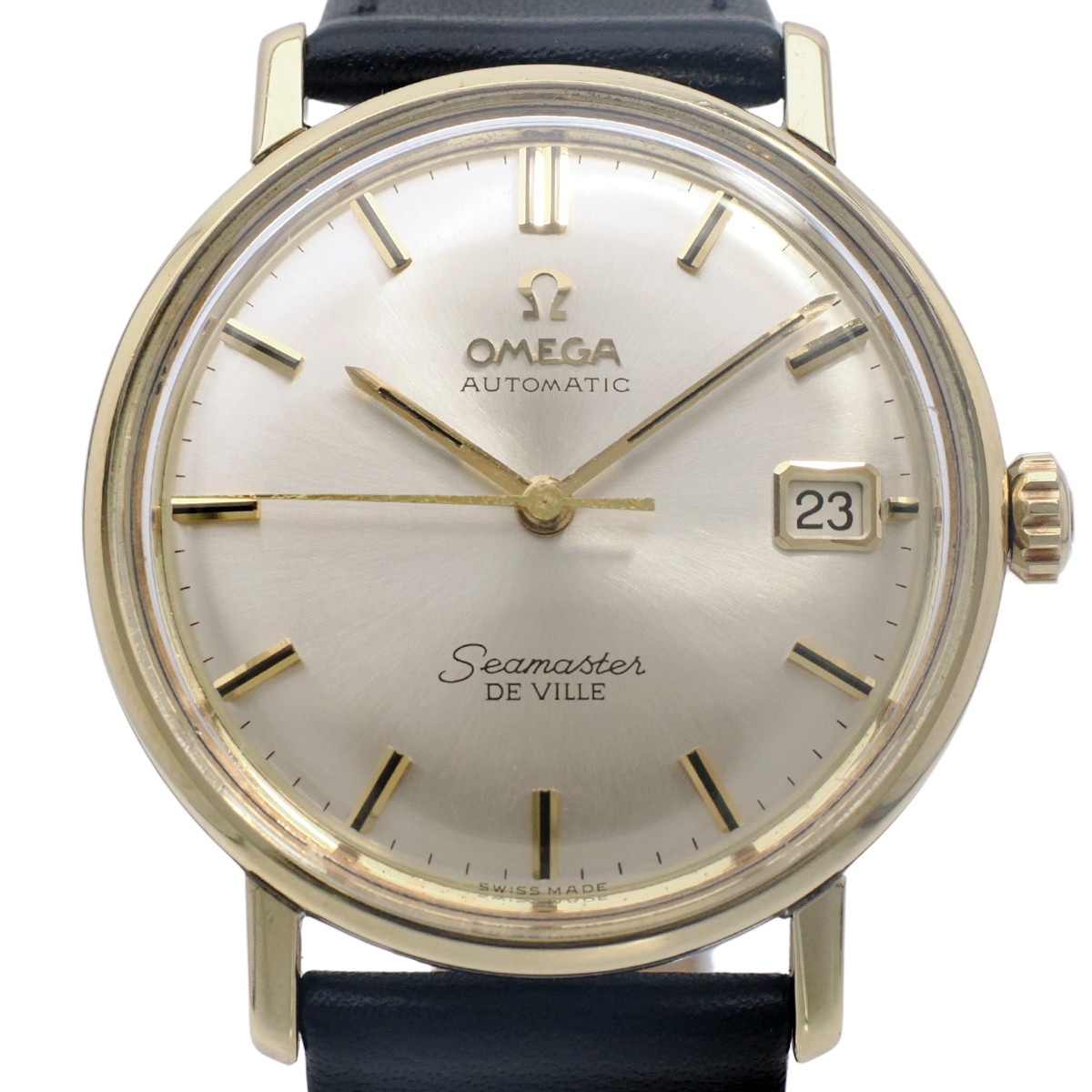 オメガ シーマスター デヴィル 166.020 ゴールドキャップ ワンピースケース Cal.562 自動巻 OH済 1965年製