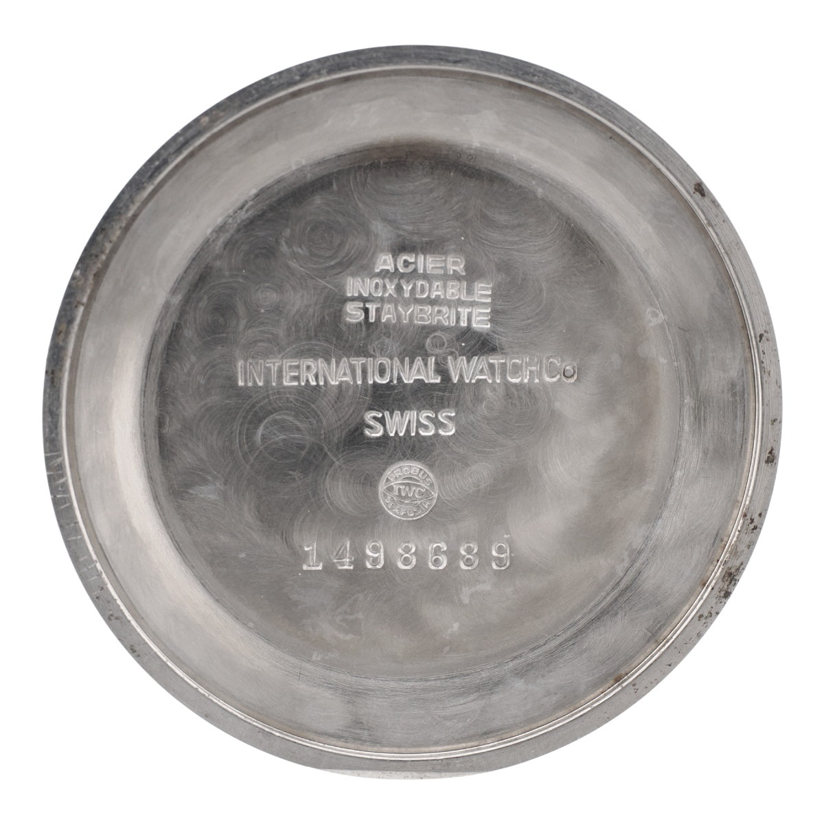 IWC ラウンドケース Cal.89 手巻き OH済 1960年製