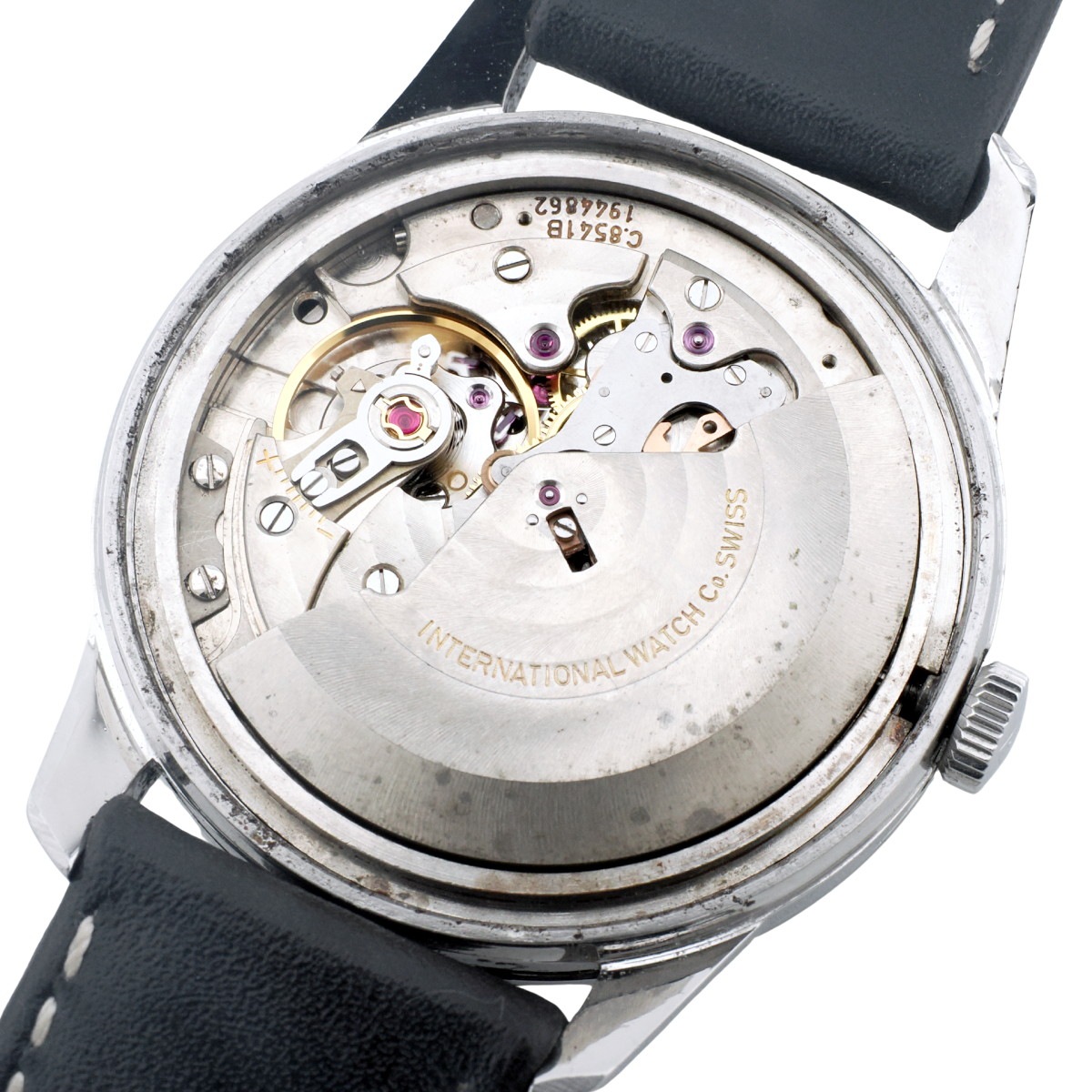 IWC Ref.810A 純正魚リューズ 純正尾錠 Cal.8541B 自動巻 OH済 1969年製