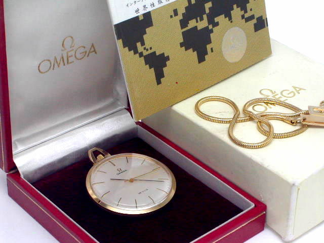 オメガ デヴィル 懐中時計 Cal.1035 手巻 OH済 1970年代 OMEGA