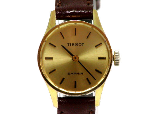 ティソ サファイヤ 婦人用手巻 1960年代