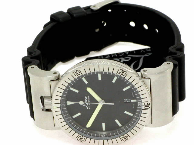 ラクレコ ラコ ネイビーシリーズ クオーツ デイト 40mm ラバーベルト 862014