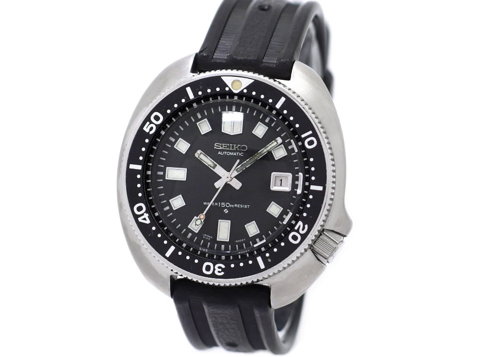 セイコー セカンドダイバー 150m 6105-8110 Cal.6105B 自動巻 OH済 1975年/昭和50年製 Seiko