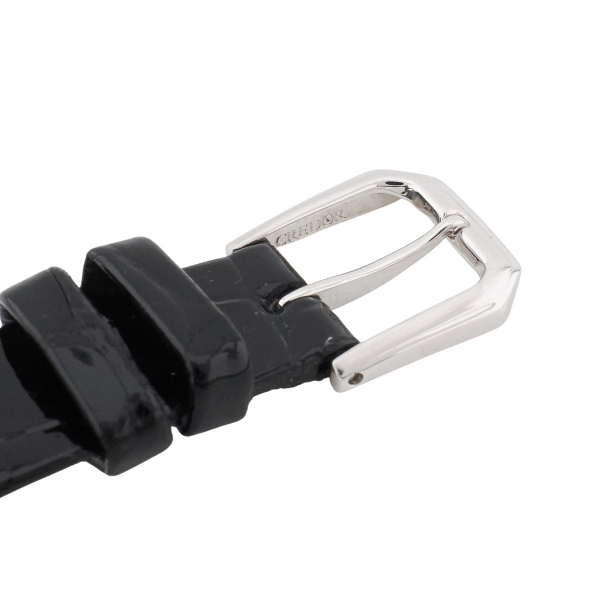 【2026年4月公式OH済】セイコー クレドール 18KWG 5A70-5380 純正18K尾錠 新品純正ベルト 2000年製 レディース