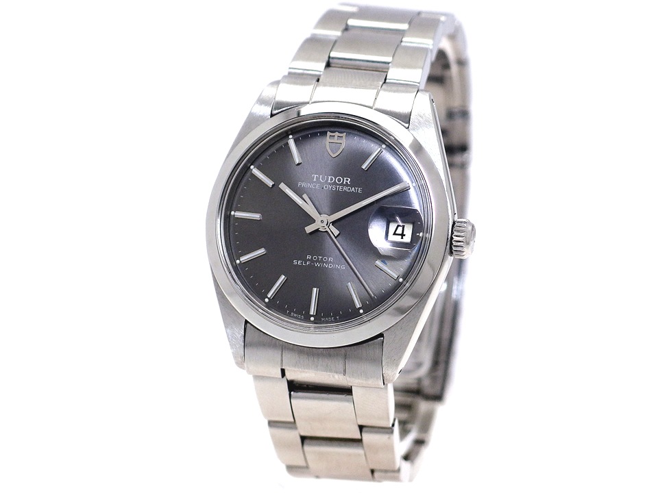 チュードル プリンス オイスターデイト 9050/0 自動巻 盾 リダンダイヤル OH済 1977年製 Tudor