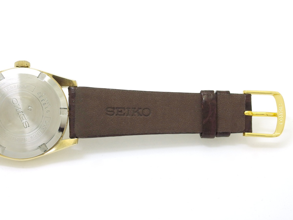セイコー ロードマーベル 36000 5740-8000 金メッキ 手巻 OH済 昭和44