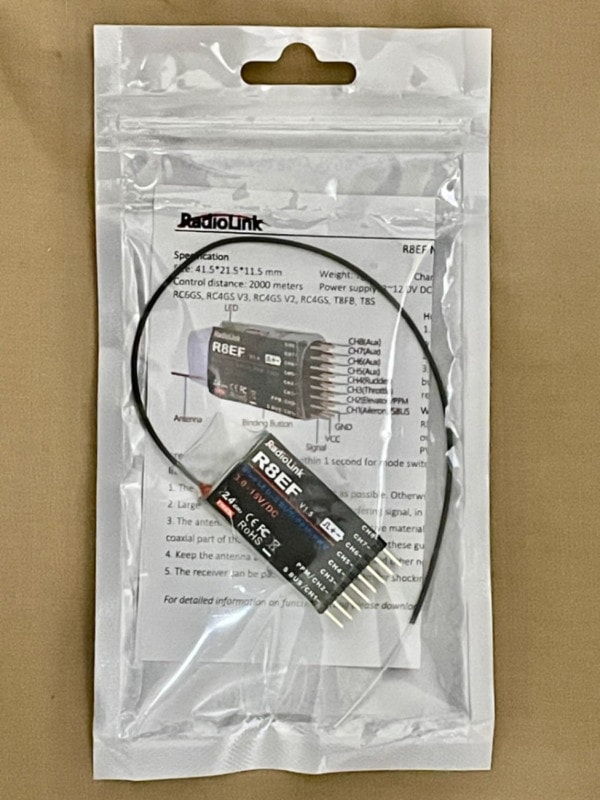 �ң����̣��롡8EF 2.4GHz 8CH Receiver