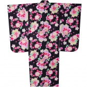 女の子 七五三 七歳 四つ身 よつみ 着物 小紋 咲 重ね衿・長襦袢付き|和小物|キッズ Kid's