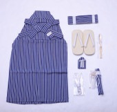 男の子 袴10点セット 羽織 着物 長襦袢 袴 角帯 懐剣 雪駄 お守り 羽織紐 扇子|七五三用品|キッズ Kid's