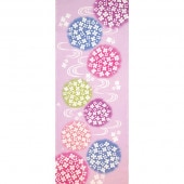 [気音間(けねま)]手ぬぐい 紫陽花球 日本手拭い(てぬぐい) 梅雨花