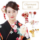 レディース 髪飾り 髪飾り 単品 シャルマン Charmant 花 女性用 成人式 卒業式