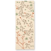 [気音間(けねま)]手ぬぐい 鳥獣戯画シリーズ ラグビー 日本手拭い(てぬぐい)