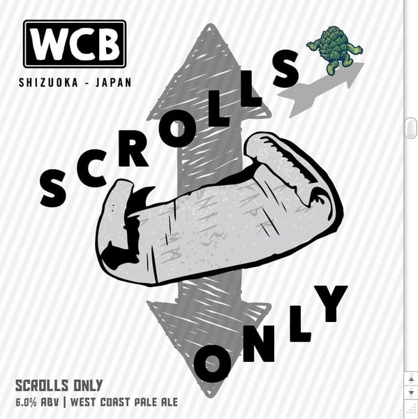 EC-1329 『 Scrolls Only 』 / West Coast Pale Ale / 500mL x 4本